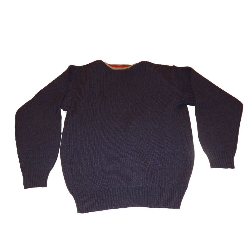 Jon Weston LTD Cardigan Sweater Women Sz L 16‎ - 18 Made In USA Vintage Blue NWT - Picture 4 of 5